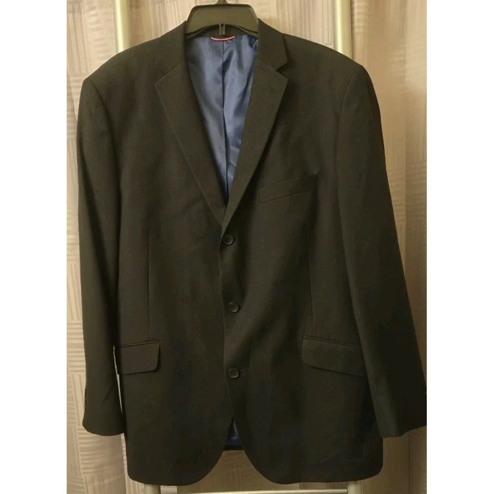 Billy London UK‎ Men's 46R Black Suit Sports Jacket Blazer